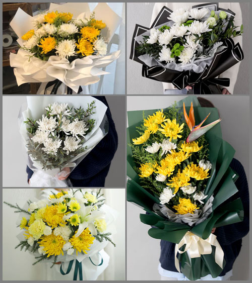 广东广州市白云区钟落潭镇障岗村白事花束代送